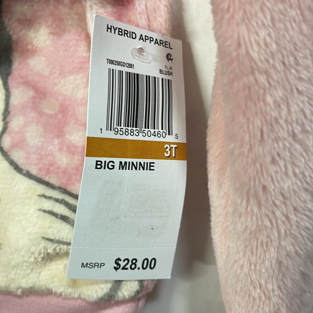Disney Little Girls Minnie Woobie Sweatshirt - Picture 5 of 7